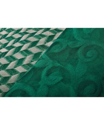 Green Banarasi Super Net Dupatta 3