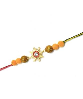 Multicolor Jewellery Designer Fancy Stylish Beautiful Rakhi For Brother 2