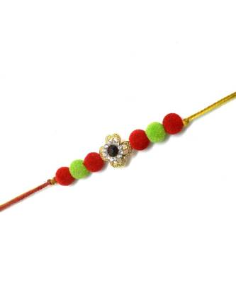 Multicolor Jewellery Designer Fancy Stylish Beautiful Rakhi For Brother 2