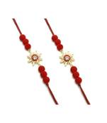 Multicolor Jewellery Designer Fancy Stylish Beautiful Combo (Set Of 2) Rakhi For Brother