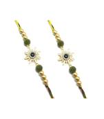 Multicolor Jewellery Designer Fancy Stylish Beautiful Combo (Set Of 2) Rakhi For Brother