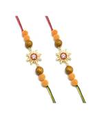 Multicolor Jewellery Designer Fancy Stylish Beautiful Combo (Set Of 2) Rakhi For Brother
