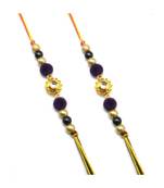 Multicolor Jewellery Designer Fancy Stylish Beautiful Combo (Set Of 2) Rakhi For Brother