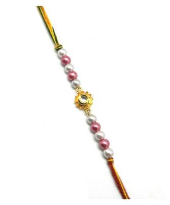 Multicolor Jewellery Designer Fancy Stylish Beautiful Combo (Set Of 2) Rakhi For Brother 2