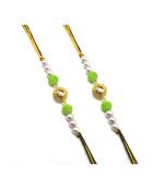 Multicolor Jewellery Designer Fancy Stylish Beautiful Combo (Set Of 2) Rakhi For Brother