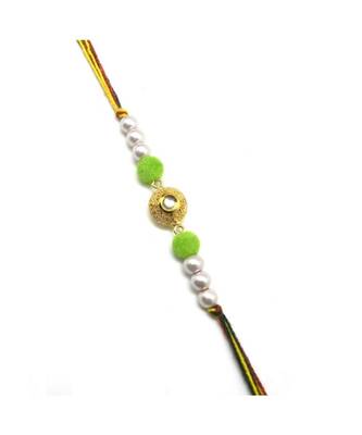 Multicolor Jewellery Designer Fancy Stylish Beautiful Combo (Set Of 2) Rakhi For Brother 2