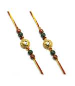 Multicolor Jewellery Designer Fancy Stylish Beautiful Combo (Set Of 2) Rakhi For Brother