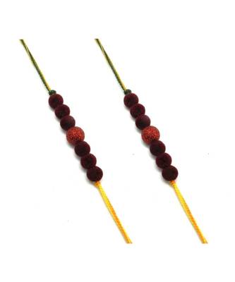 Multicolor Jewellery Designer Fancy Stylish Beautiful Combo (Set Of 2) Rakhi For Brother 2
