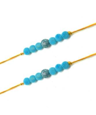 Multicolor Jewellery Designer Fancy Stylish Beautiful Combo (Set Of 2) Rakhi For Brother 2