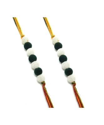Multicolor Jewellery Designer Fancy Stylish Beautiful Combo (Set Of 2) Rakhi For Brother 1