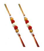 Multicolor Jewellery Designer Fancy Stylish Beautiful Combo (Set Of 2) Rakhi For Brother