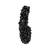 Black Color Bling Bling Hoop Earrings For Women Shiny Crystal Hollow Round Circle Ear Jewelry Earrings For Women