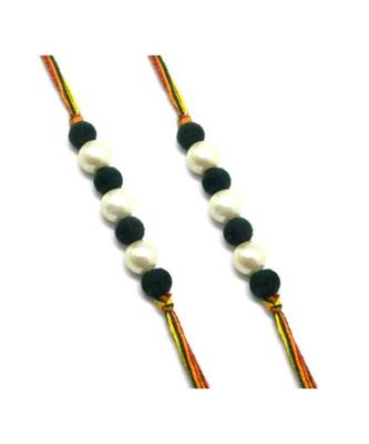 Multicolor Jewellery Designer Fancy Stylish Beautiful Combo (Set Of 2) Rakhi For Brother 1