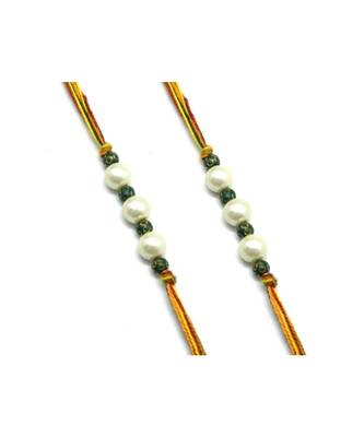 Multicolor Jewellery Designer Fancy Stylish Beautiful Combo (Set Of 2) Rakhi For Brother 1