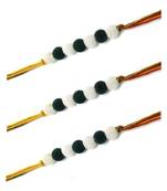 Multicolor Jewellery Designer Fancy Stylish Beautiful Combo (Set Of 3) Rakhi For Brother