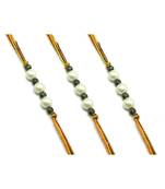 Multicolor Jewellery Designer Fancy Stylish Beautiful Combo (Set Of 3) Rakhi For Brother