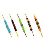 Multicolor Jewellery Designer Fancy Stylish Beautiful Combo (Set Of 5) Rakhi For Brother