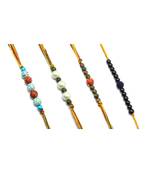 Multicolor Jewellery Designer Fancy Stylish Beautiful Combo (Set Of 4) Rakhi For Brother