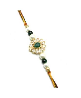 Multicolor Jewellery Designer Fancy Stylish Beautiful Rakhi For Brother 1