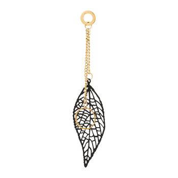 Black Color Stylish Leaf Shape Party Wear Earrings/Jhumki For Girls And Women 2