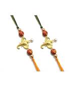 Multicolor Jewellery Designer Fancy Stylish Beautiful Combo (Set Of 2) Rakhi For Brother