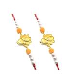 Multicolor Jewellery Designer Fancy Stylish Beautiful Combo (Set Of 2) Rakhi For Brother