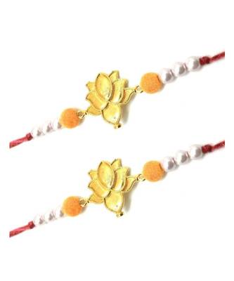 Multicolor Jewellery Designer Fancy Stylish Beautiful Combo (Set Of 2) Rakhi For Brother 2