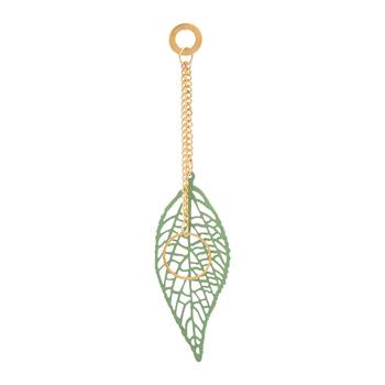 Green Color Stylish Leaf Shape Party Wear Earrings/Jhumki For Girls And Women 2