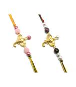 Multicolor Jewellery Designer Fancy Stylish Beautiful Combo (Set Of 2) Rakhi For Brother