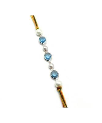 Multicolor Jewellery Designer Fancy Stylish Beautiful Combo (Set Of 2) Rakhi For Brother 2