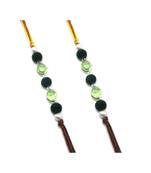 Multicolor Jewellery Designer Fancy Stylish Beautiful Combo (Set Of 2) Rakhi For Brother