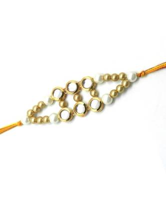 Multicolor Jewellery Designer Fancy Stylish Beautiful Rakhi For Brother 2