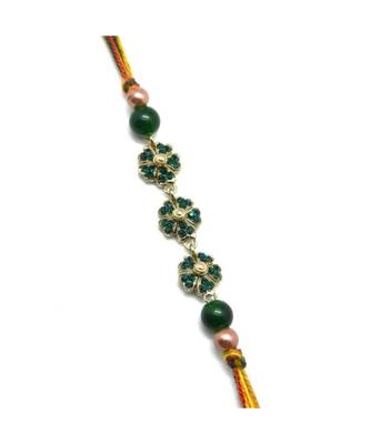 Multicolor Jewellery Designer Fancy Stylish Beautiful Rakhi For Brother 1