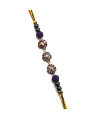 Multicolor Jewellery Designer Fancy Stylish Beautiful Rakhi For Brother 1