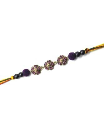 Multicolor Jewellery Designer Fancy Stylish Beautiful Rakhi For Brother 2