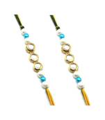 Multicolor Jewellery Designer Fancy Stylish Beautiful Combo (Set Of 2) Rakhi For Brother