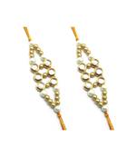 Multicolor Jewellery Designer Fancy Stylish Beautiful Combo (Set Of 2) Rakhi For Brother