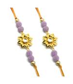 Multicolor Jewellery Designer Fancy Stylish Beautiful Combo (Set Of 2) Rakhi For Brother