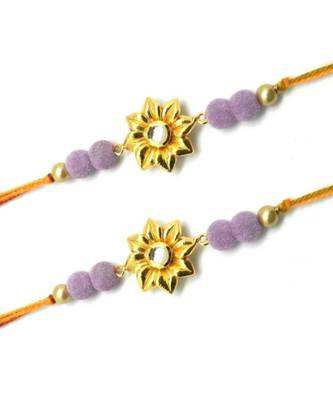 Multicolor Jewellery Designer Fancy Stylish Beautiful Combo (Set Of 2) Rakhi For Brother 2