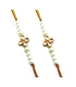 Multicolor Jewellery Designer Fancy Stylish Beautiful Combo (Set Of 2) Rakhi For Brother