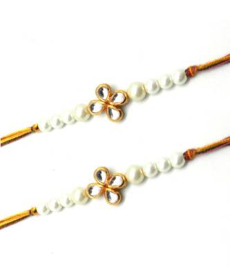 Multicolor Jewellery Designer Fancy Stylish Beautiful Combo (Set Of 2) Rakhi For Brother 2