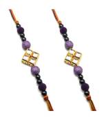 Multicolor Jewellery Designer Fancy Stylish Beautiful Combo (Set Of 2) Rakhi For Brother