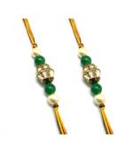 Multicolor Jewellery Designer Fancy Stylish Beautiful Combo (Set Of 2) Rakhi For Brother