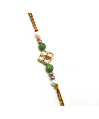Multicolor Jewellery Designer Fancy Stylish Beautiful Rakhi For Brother 1