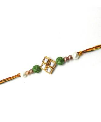 Multicolor Jewellery Designer Fancy Stylish Beautiful Rakhi For Brother 2