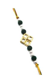 Multicolor Jewellery Designer Fancy Stylish Beautiful Rakhi For Brother