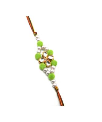 Multicolor Jewellery Designer Fancy Stylish Beautiful Rakhi For Brother 1