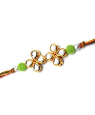Multicolor Jewellery Designer Fancy Stylish Beautiful Rakhi For Brother 2
