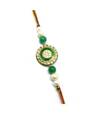 Multicolor Jewellery Designer Fancy Stylish Beautiful Rakhi For Brother 1