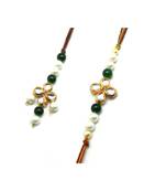Multicolor Jewellery Designer Fancy Stylish Beautiful Rakhi 
Combo Rakhi Set For Bhaiya And Bhabhi